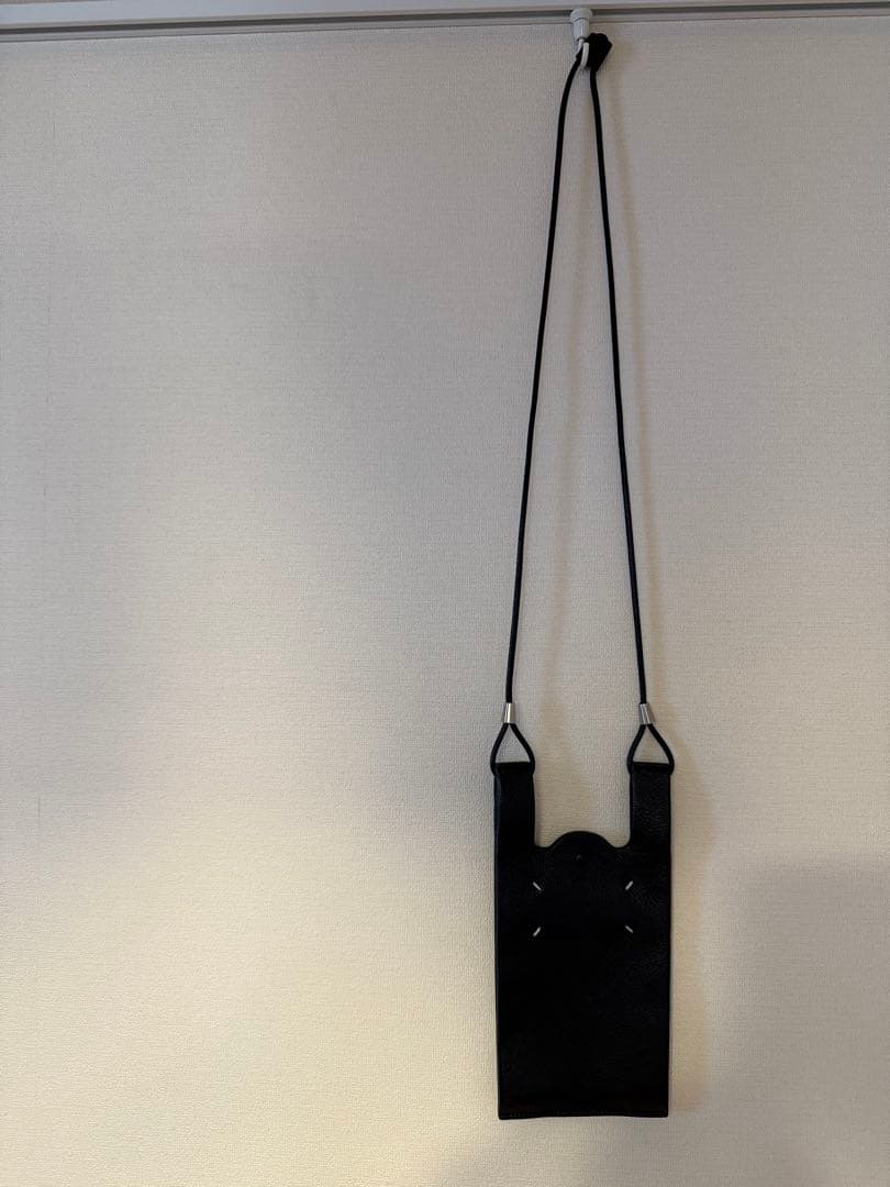 Maison Margiela NECK POUCH レザー ポーチ BK