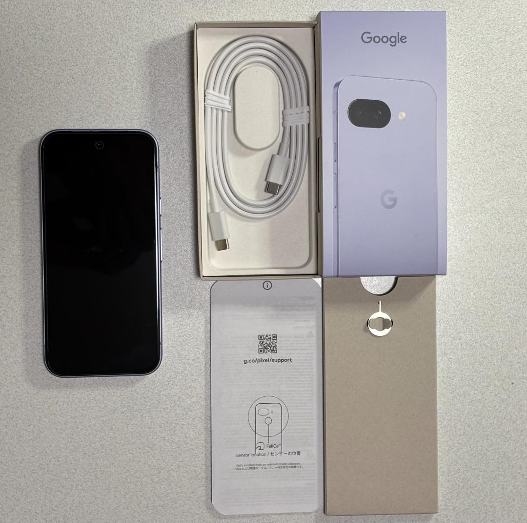 Google Pixel 9a 128GB SIMフリー Iris（箱有り）