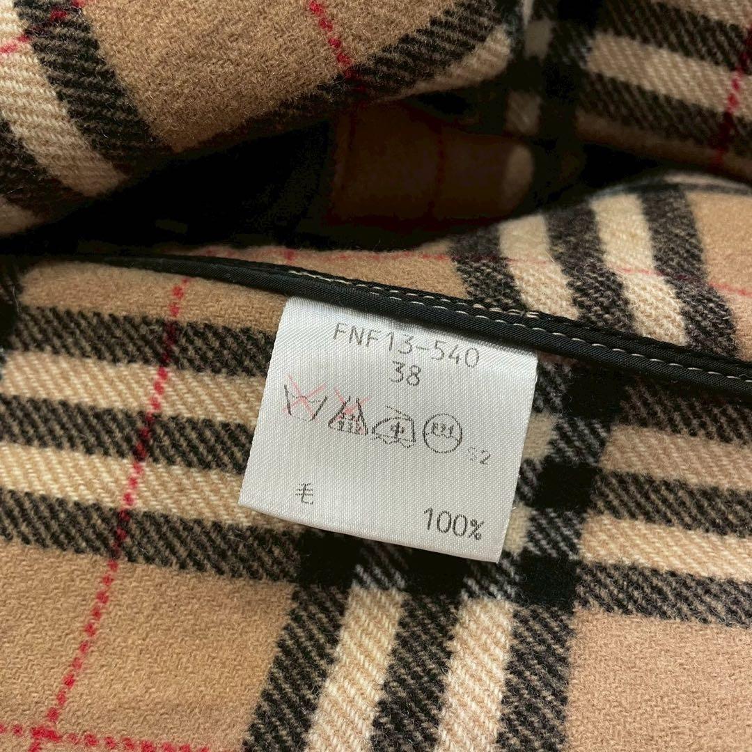 田中　バーバリーブルーレーベル ノバチェック ダッフルコート