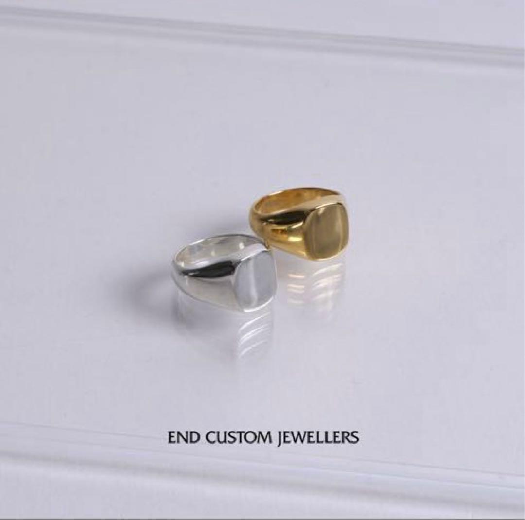 END CUSTOM JEWELLERS ピンキー バルーン シグネット リング