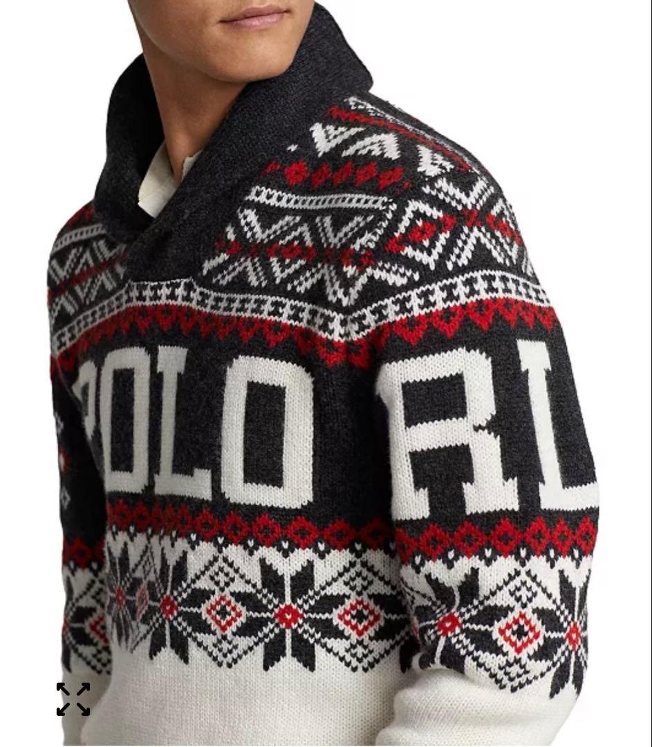 Polo Ralph Lauren ノルディック　カウチン　セーター　L