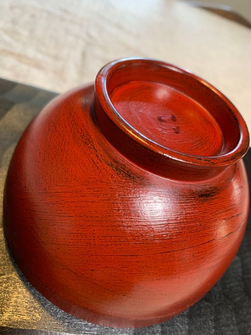 山岸厚夫　　汁椀　渕布刷毛　曙　新品に近い美品