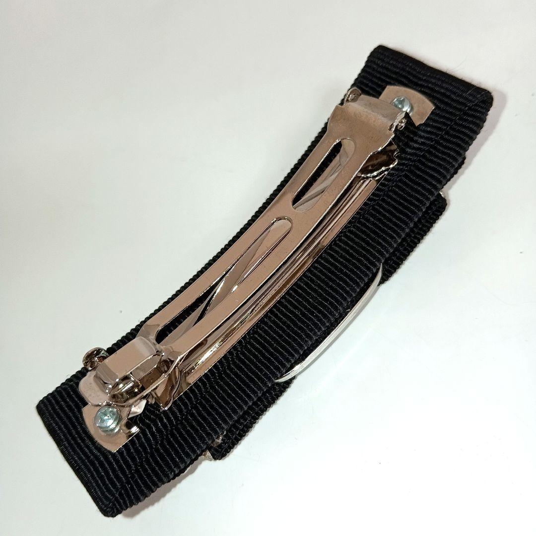 ANQ08 サルヴァトーレフェラガモ 美品 ヴァラリボン バレッタ 髪留め