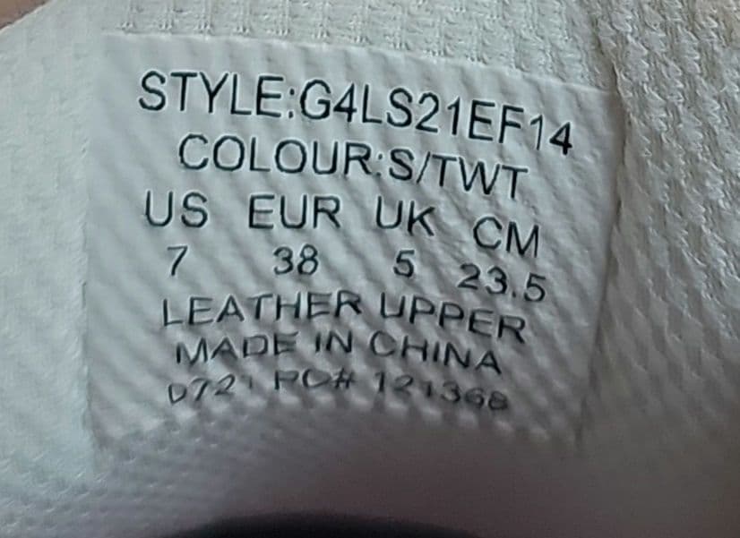 G/FORE ジーフォー ホワイトレザー フリンジスニーカー 23.5