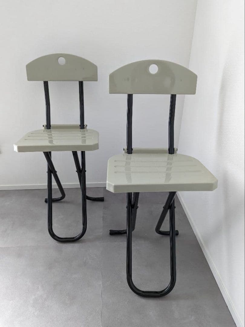 2脚セット 90's ポストモダン フォールディングチェア ヴィンテージ