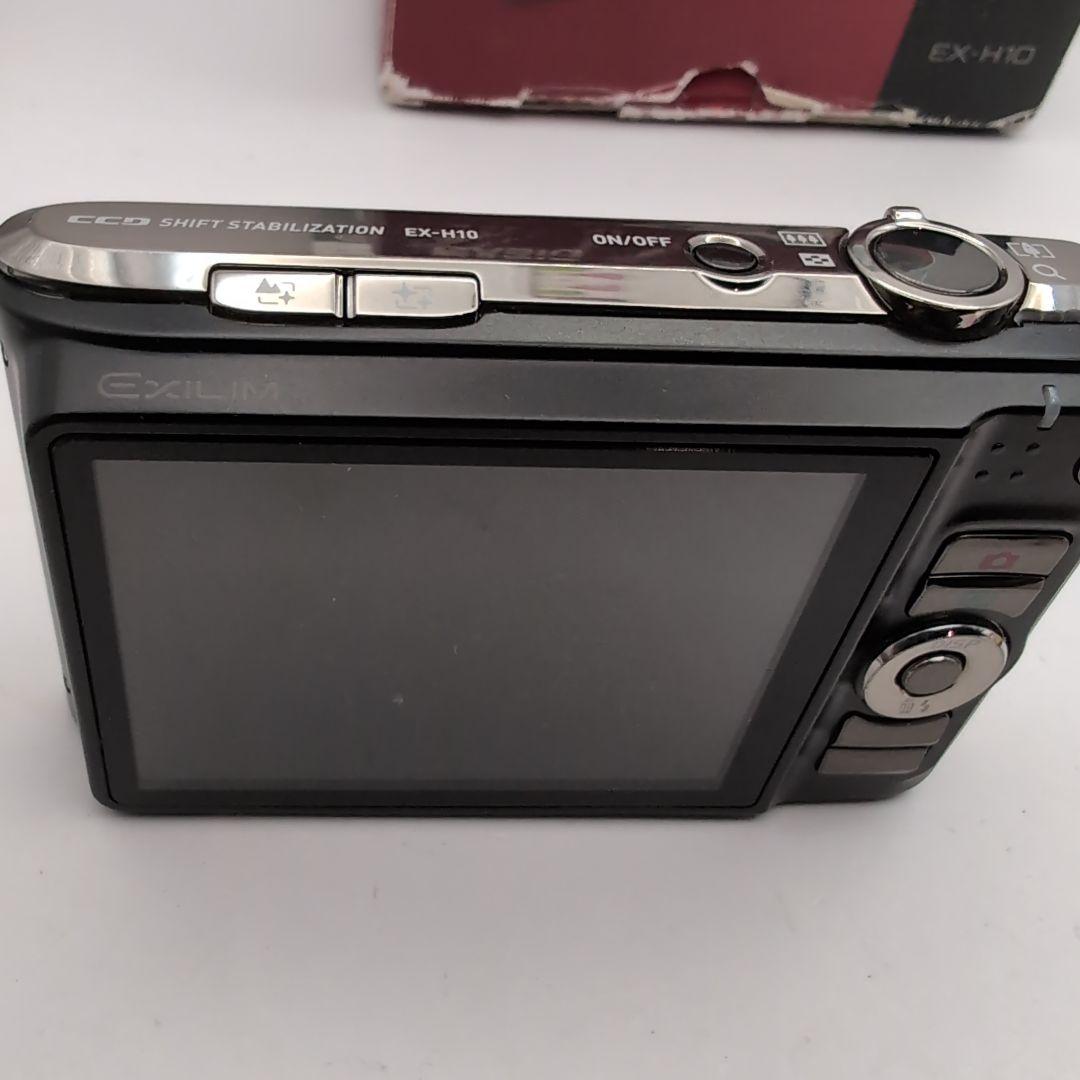 ジャンク CASIO EXILIM EX-H10 デジタルカメラ　ブラック