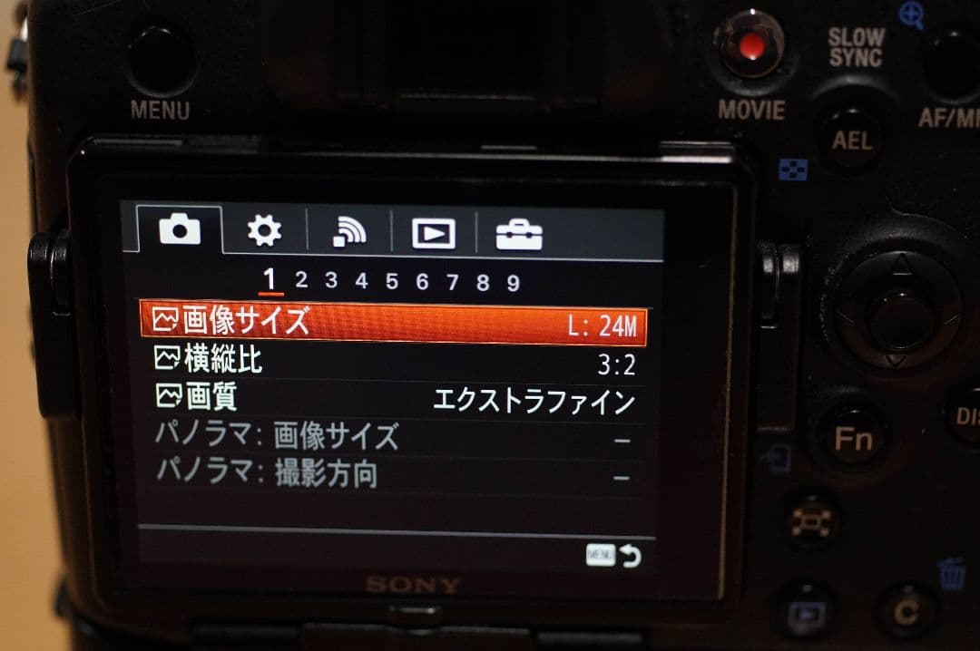 SONY α77II 純正バッテリーグリップ付［シャッター回数48,876回］