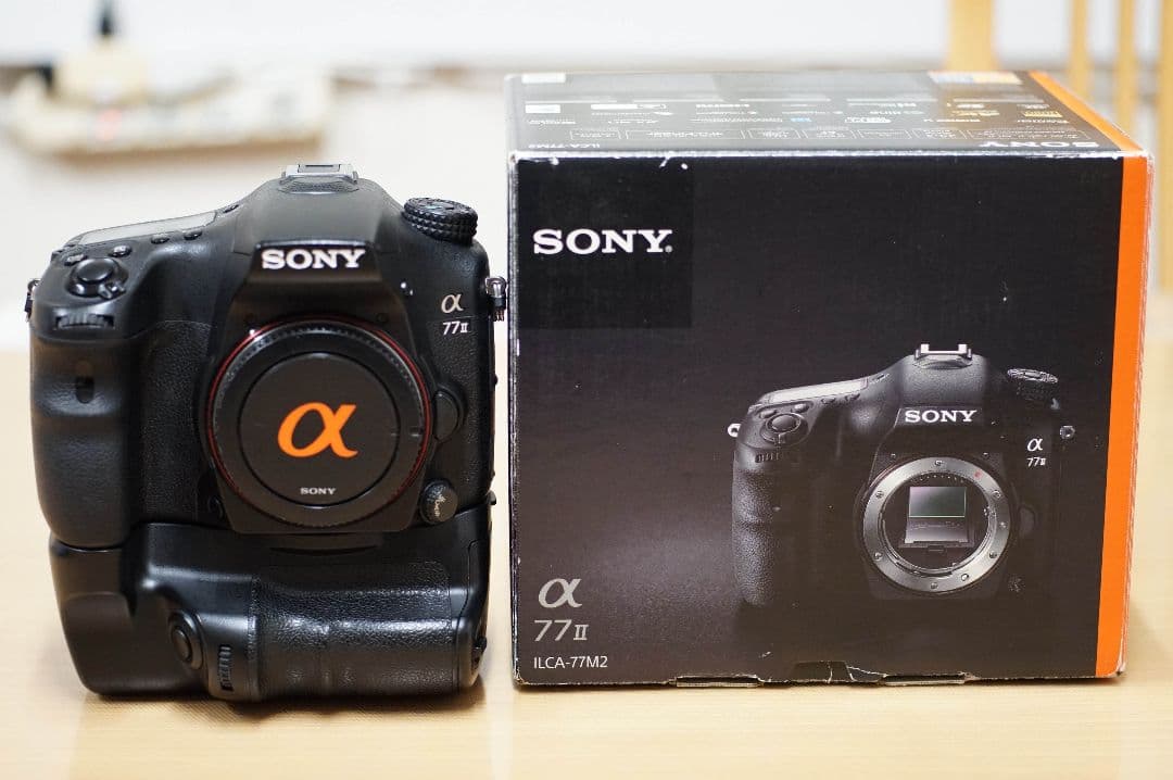 SONY α77II 純正バッテリーグリップ付［シャッター回数48,876回］