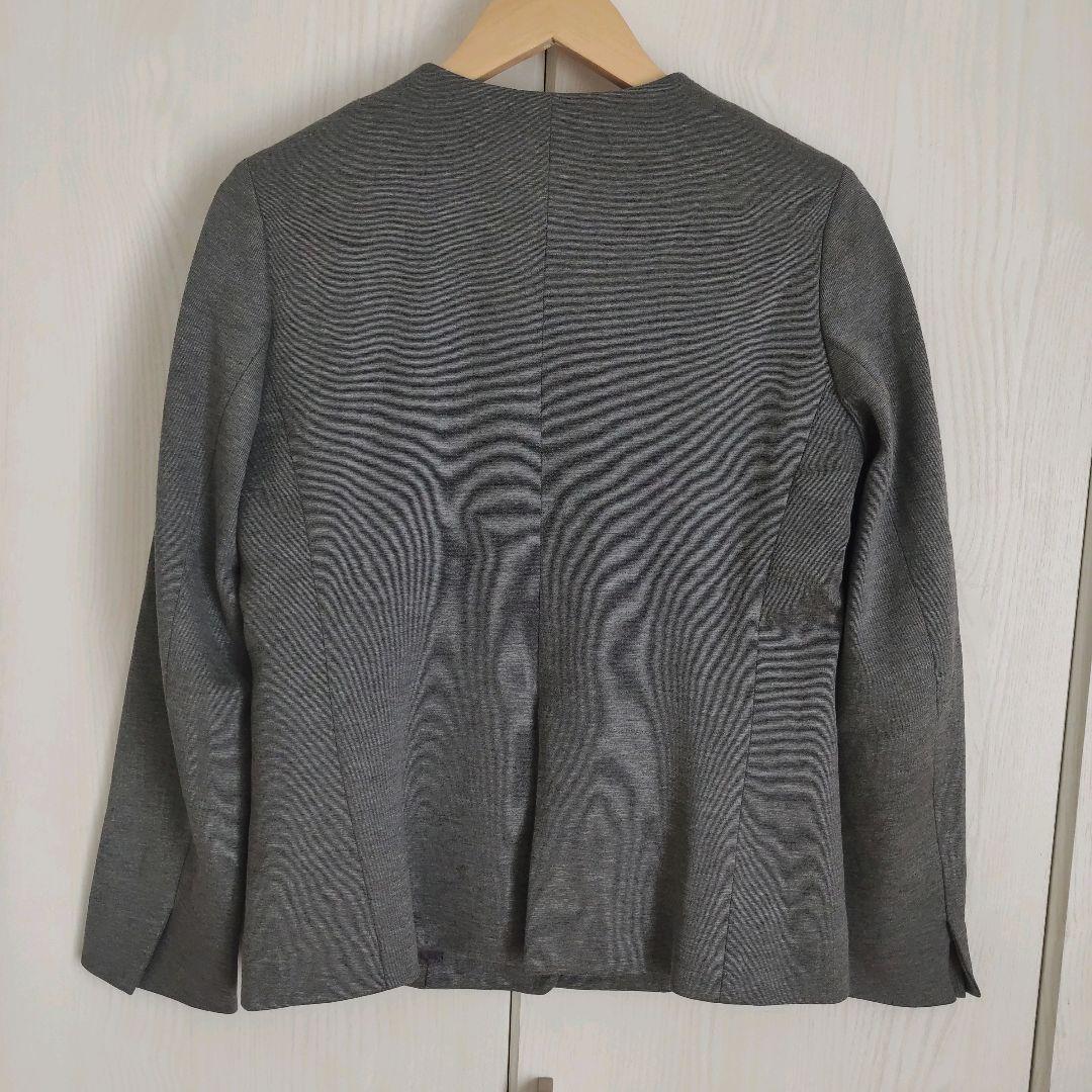 アマカ　セットアップ　スーツ　ジャケット　パンツ　ノーカラー　AMACA