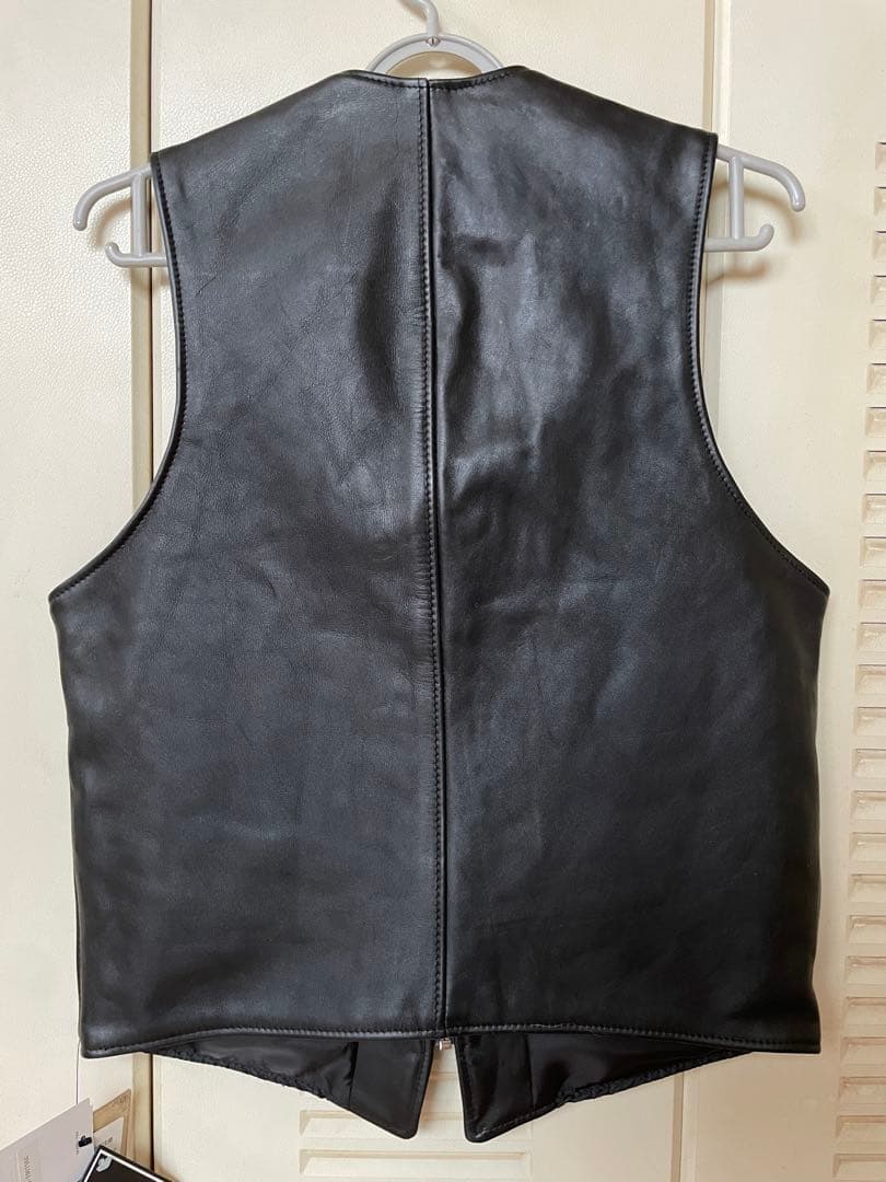SCHOTT レザーベスト　タグ付き　サイズS