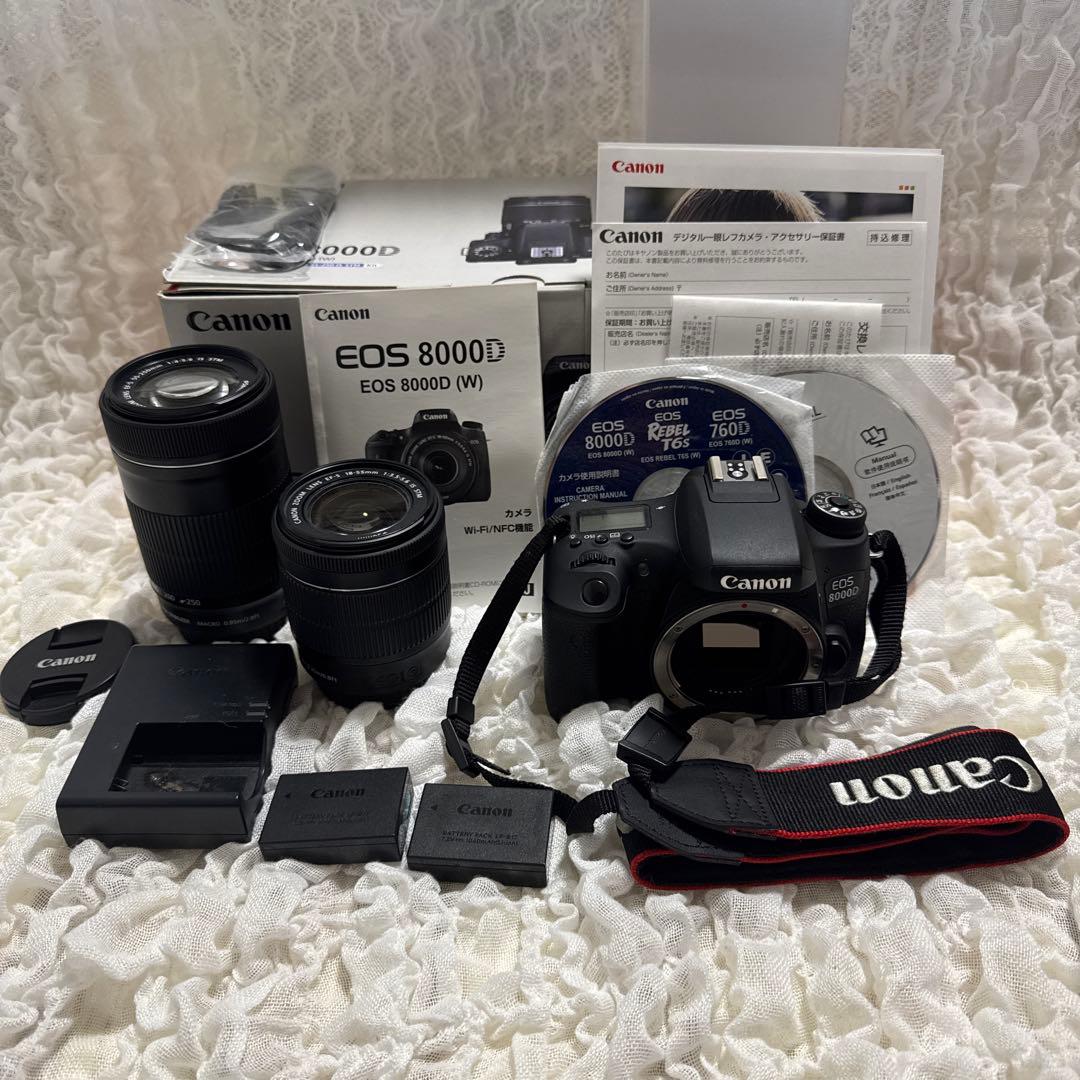 Canon EOS 8000D ダブルズームキット
