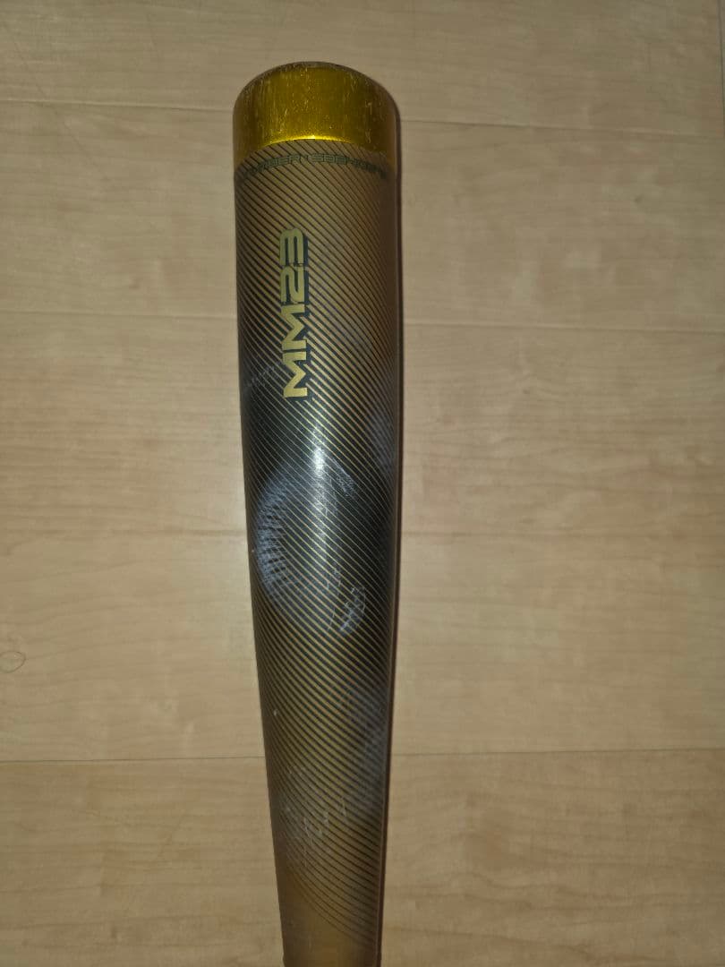 最終値下げ　MM23 軟式用バット 限定色ゴールド　83cm　新品専用ケース付き