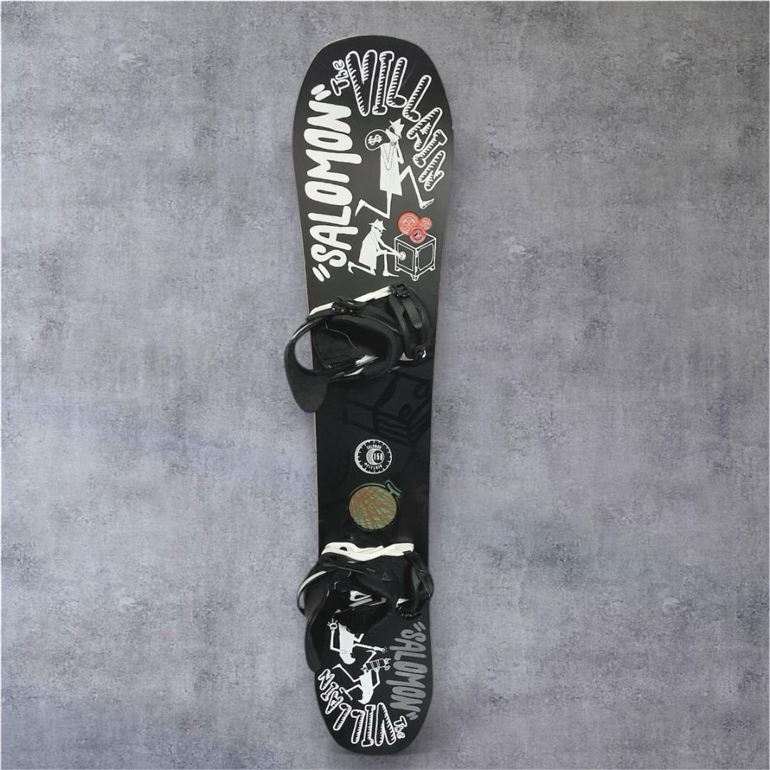 オールサロモン The Villain 158cm スノーボード 2点セット