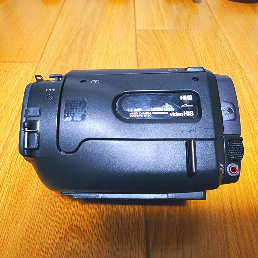 【動作確認済】高画質 SONY Hi8 8ミリ ビデオカメラ クレードルセット