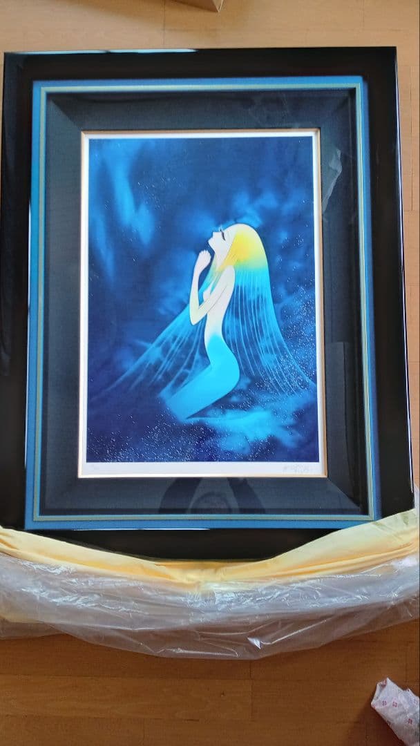 新品☆松本零士☆宇宙戦艦ヤマトシルクスクリーンテレサの祈り。118/250