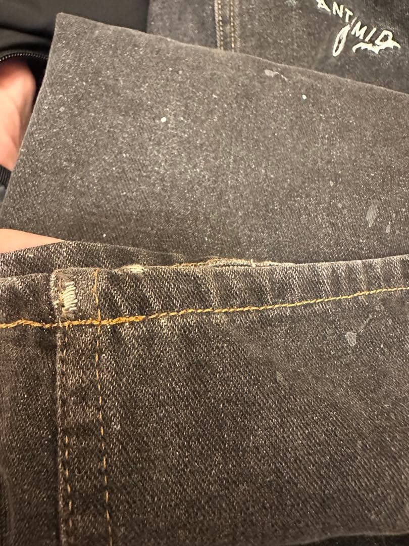 Antimid PAINT BAGGY DENIM Lサイズ 完売品