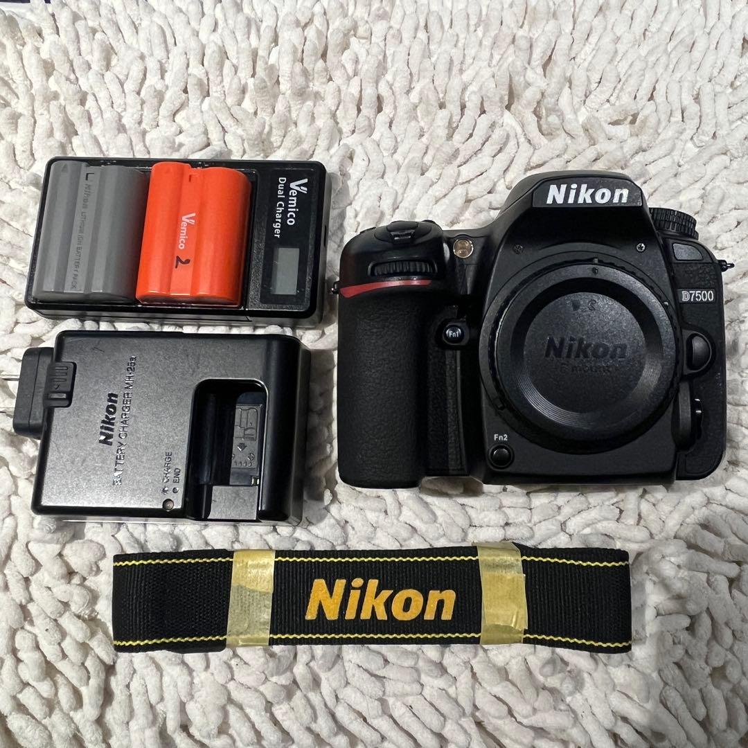 【値下！早い者勝ち】Nikon D7500 ボディ　13,000ショット
