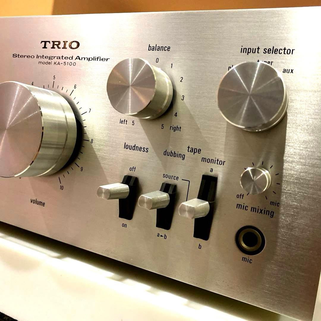 TRIO プリメインアンプ KA-5100 動作品 トリオ