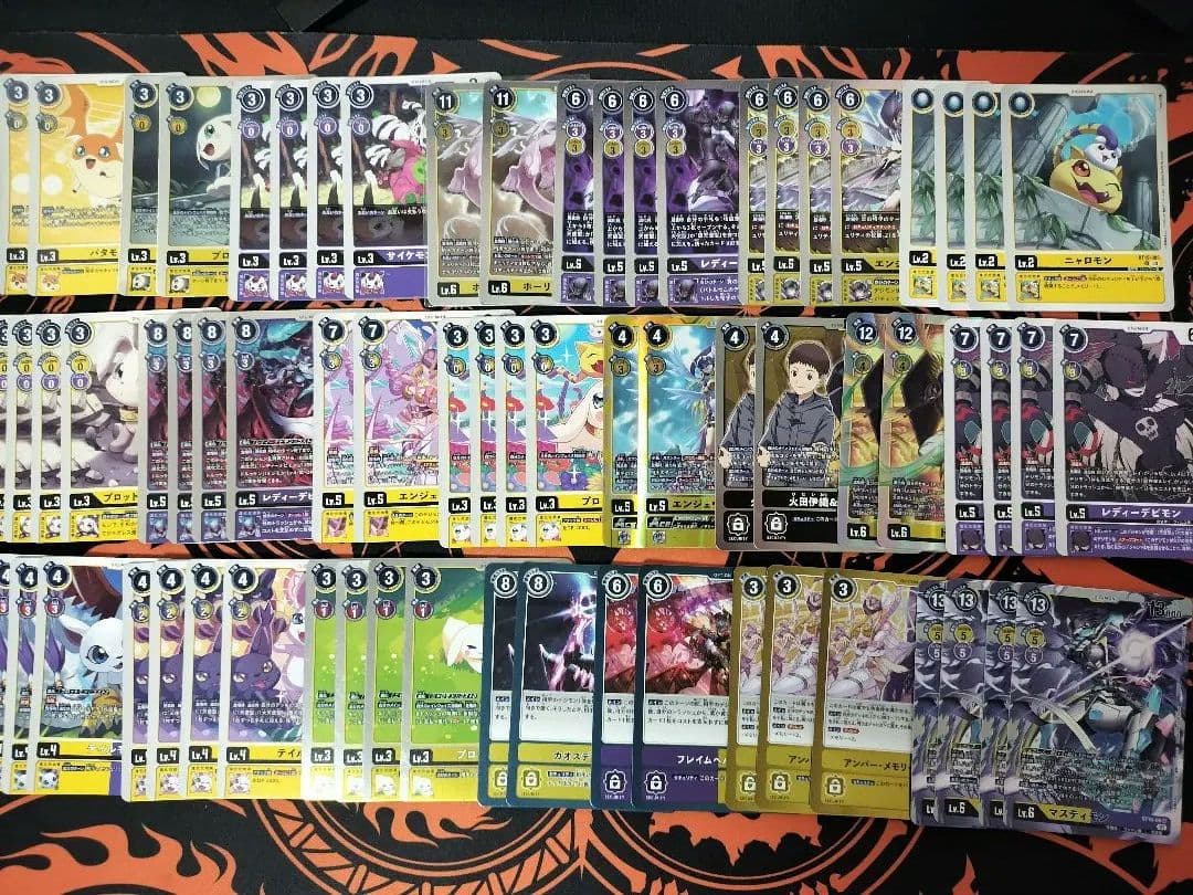 マスティモン　デッキ　調整パーツ付き　スリーブ付き　デジモンカードゲーム　デジカ