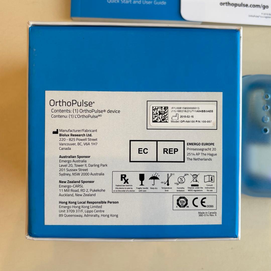 【最終値下げ】オルソパルス　歯科矯正 光加速矯正装置 正規品