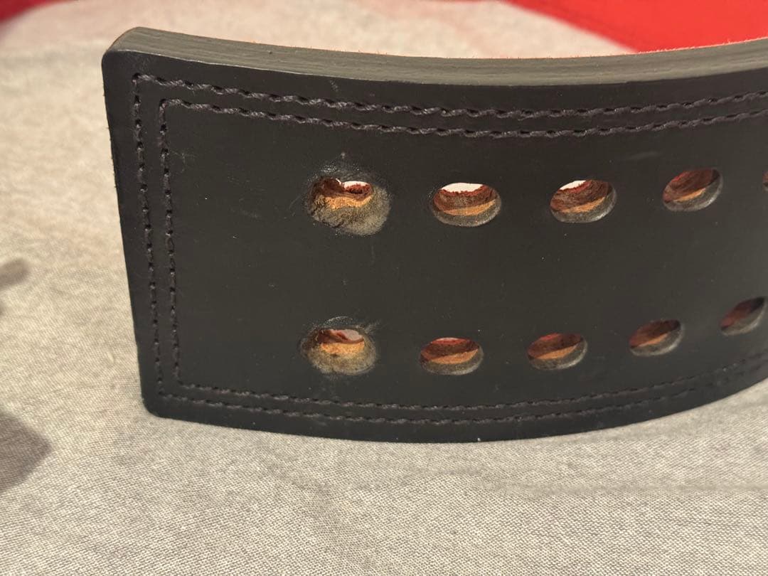 SBD パワーリフティングベルト 黒/赤