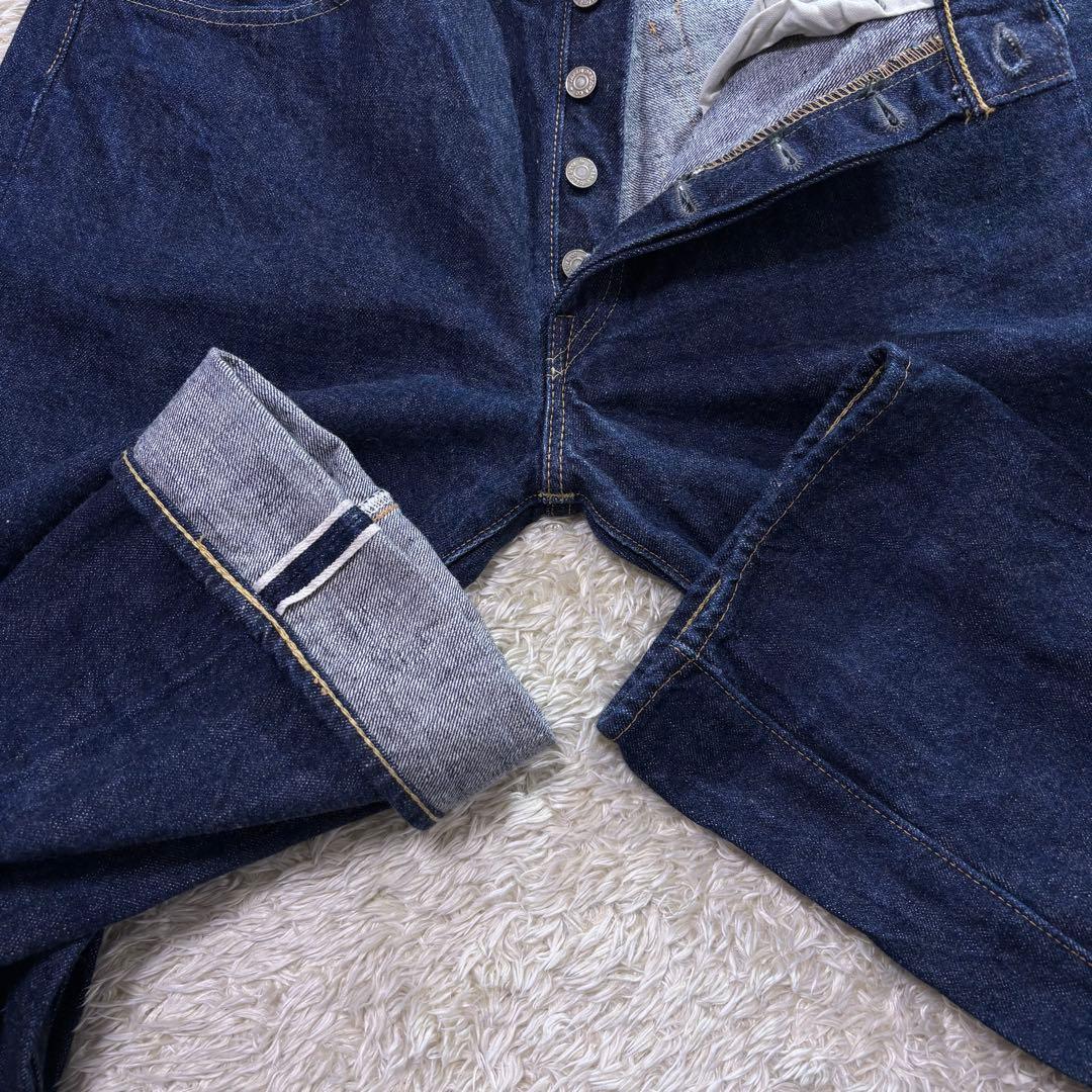 オアスロウ105★インディゴ　L◎5ポケットストレートデニム★