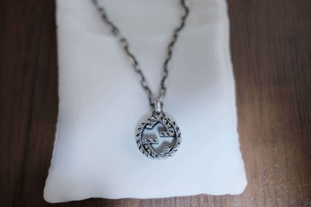 GUCCI グッチ インターロッキング 455307 ネックレス 925