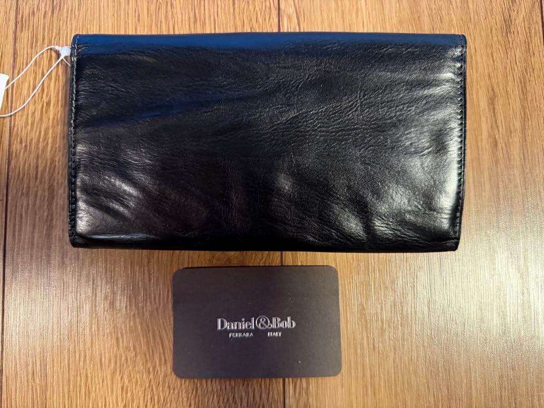 値下げ　未使用　Daniel&Bob 黒 レザー 長財布