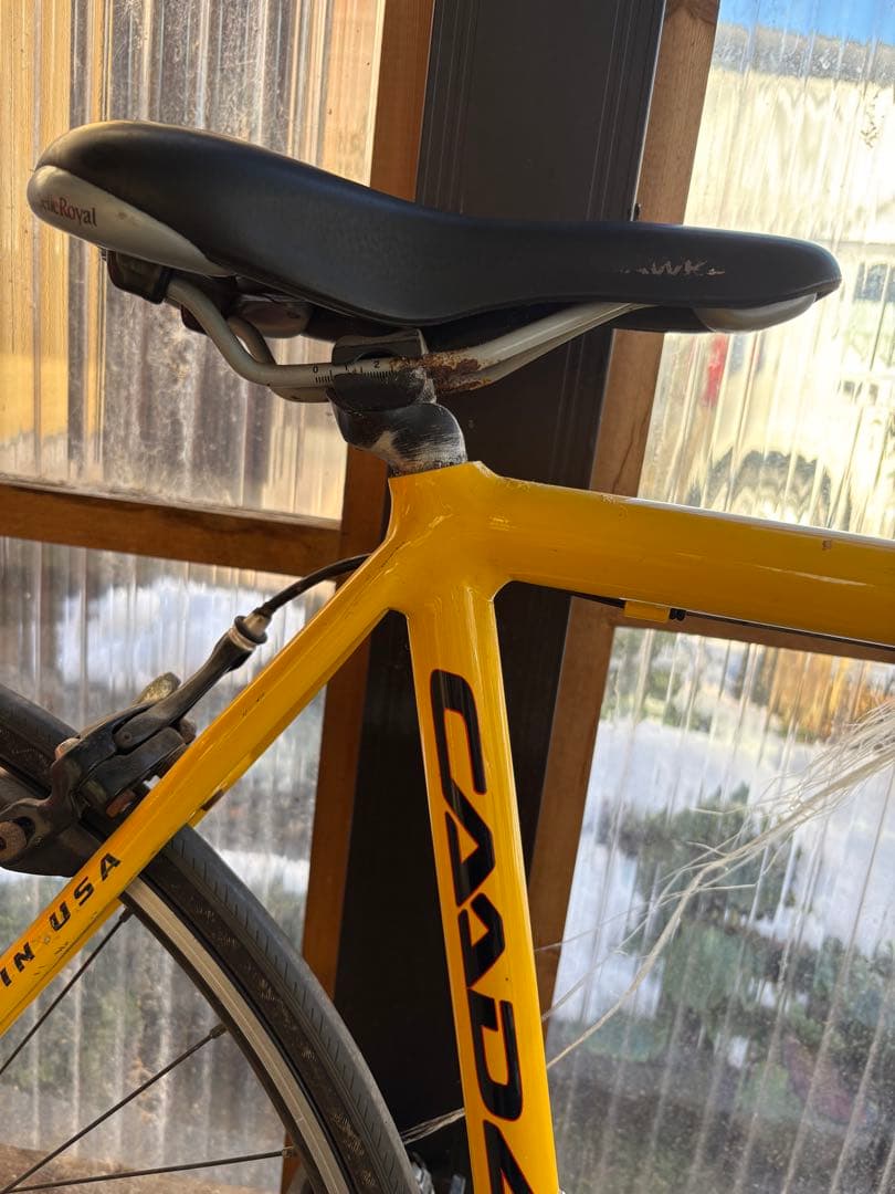 Cannondale R500 ロードバイク イエロー　caad4 アルミ