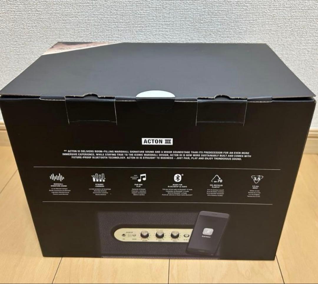 マーシャル】Acton 3 Bluetooth Black スピーカー