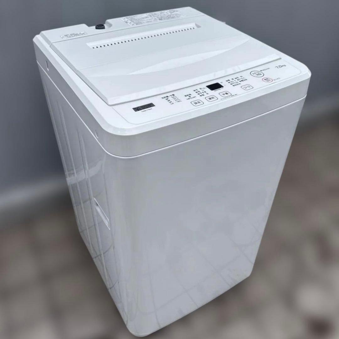 美品 YAMADA SELECT 2022年製 洗濯機 7kg ステンレス槽