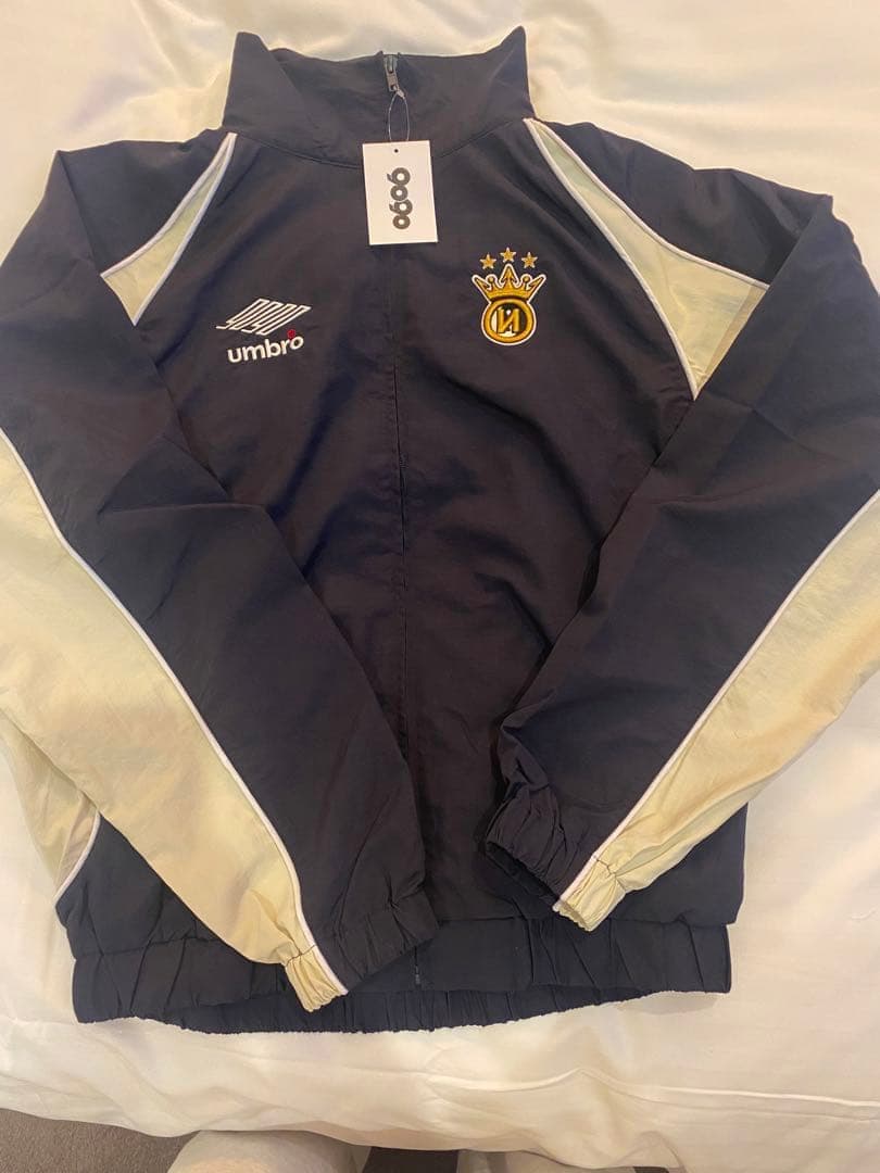 9090 × umbro Nylon Track Jacket ネイビー M