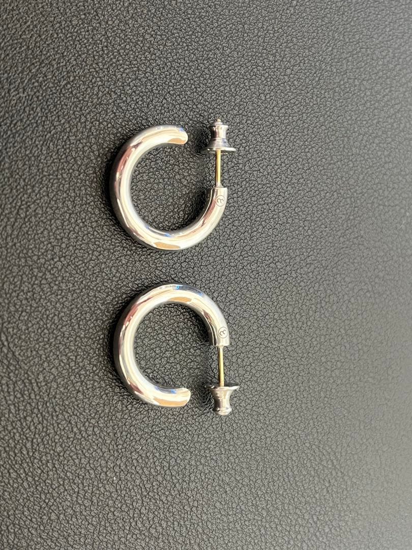 CAREERING シルバー フープピアス 501