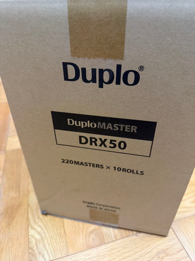 デュプロ　印刷機　マスター　DRX50　10ロール