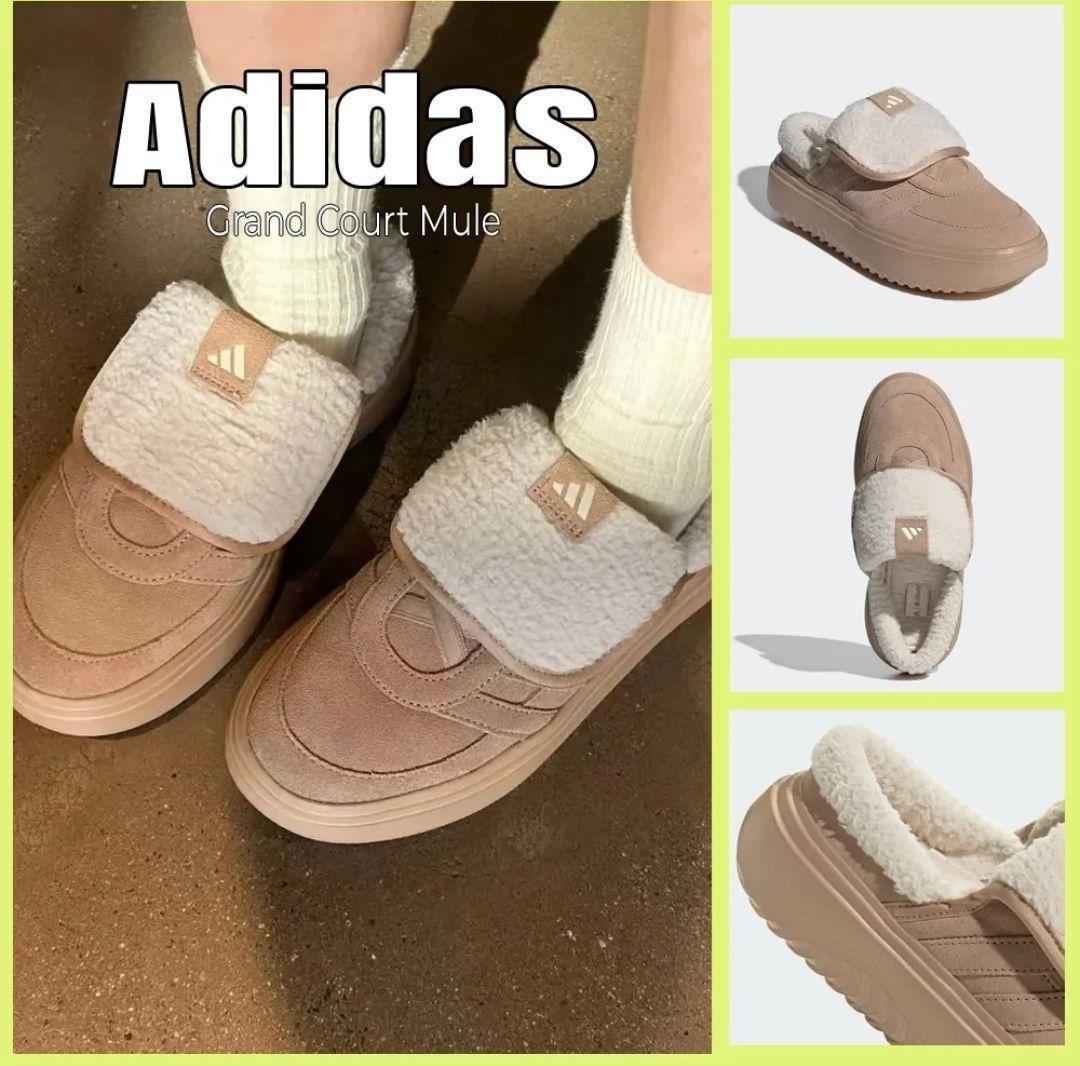 新品 日本未発売 adidas Grand Court Mule 23.5cm
