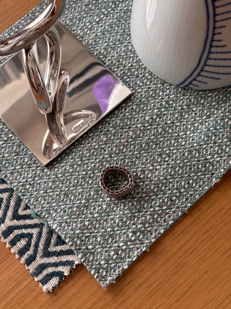 TIFFANY ティファニー サマセットメッシュリング☆ 14〜15号サイズ