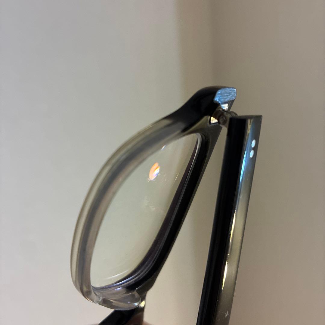 【希少】金子眼鏡 泰八郎謹製 exclusiveⅥ 黒×白