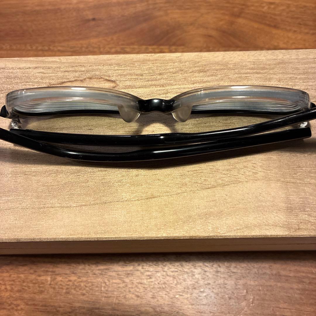 【希少】金子眼鏡 泰八郎謹製 exclusiveⅥ 黒×白