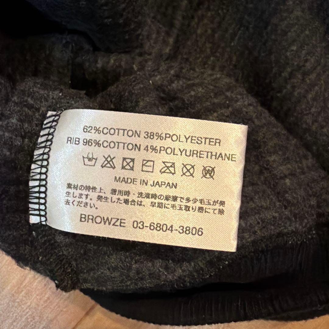 ennoy BORDER CREW NECK SWEAT M ブラック