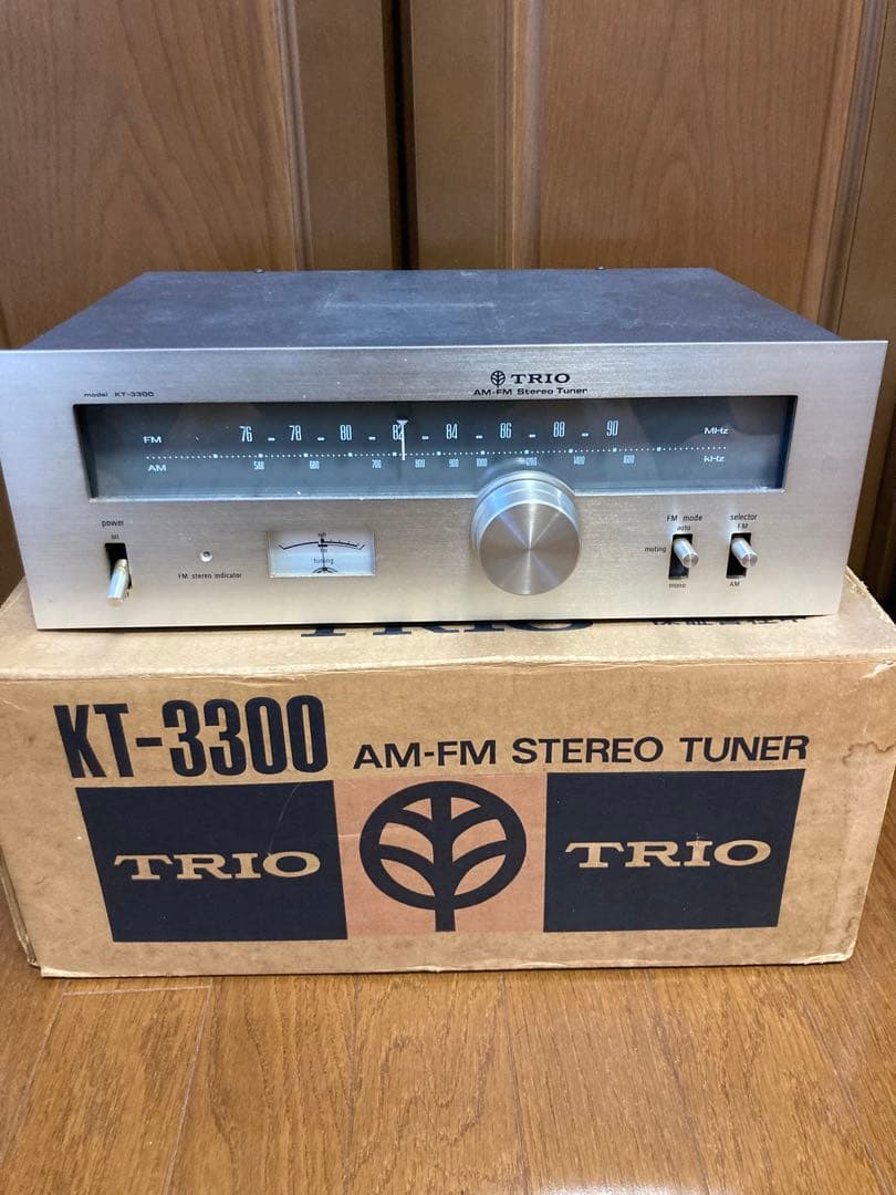 ⑨TRIO KT-3300 ステレオチューナー