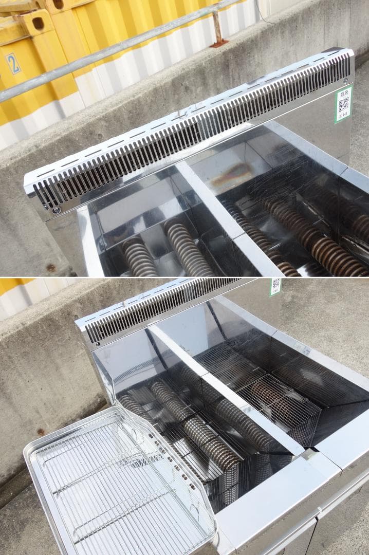 K▼タニコー 業務用 フライヤー 2槽 15L 30L 都市ガス (31441)