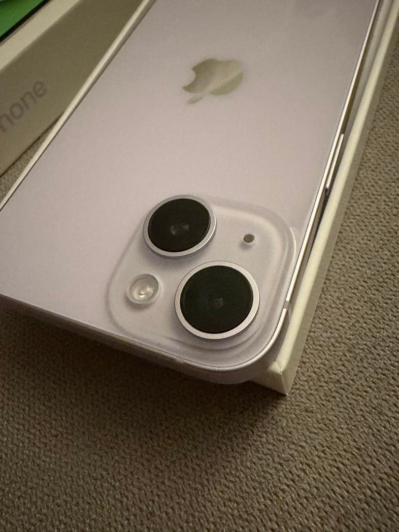 【美品】Apple iPhone14 パープル 本体 256GB