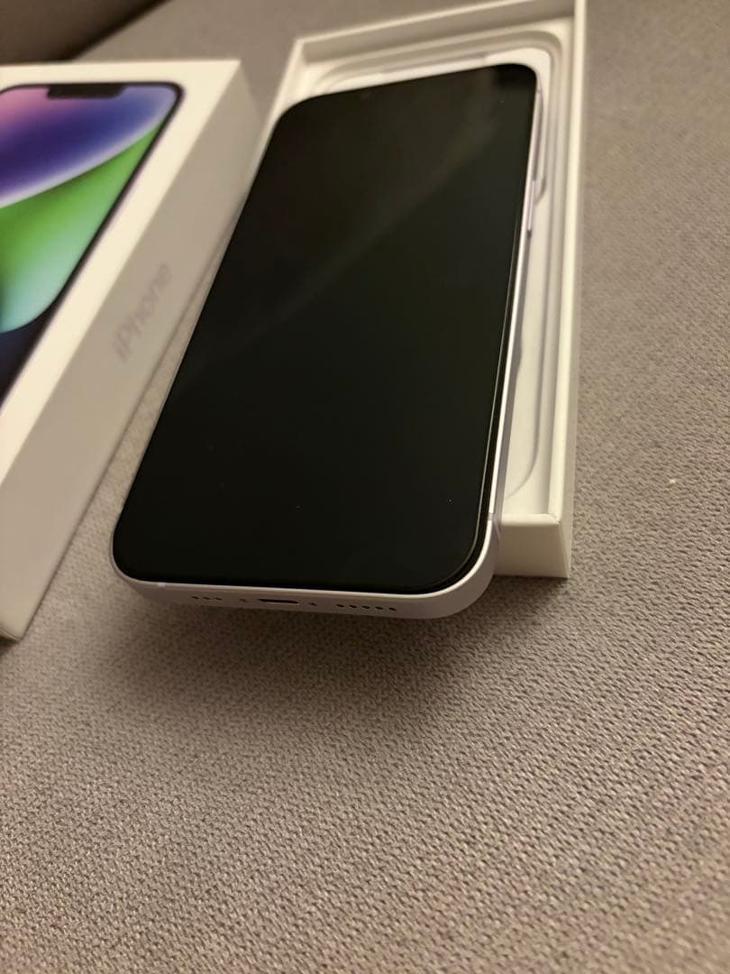 【美品】Apple iPhone14 パープル 本体 256GB