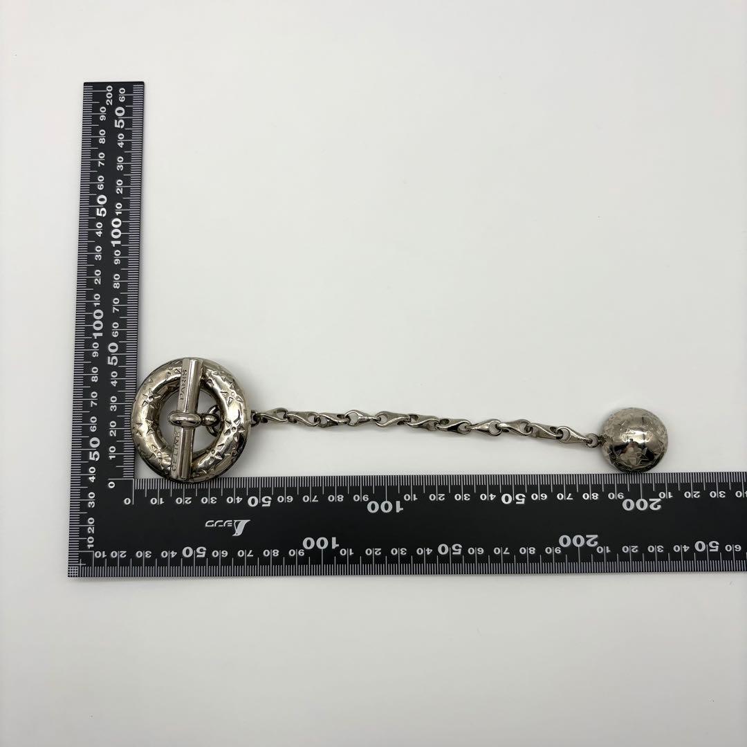 CELINE セリーヌ ブローチ ヴィンテージ ツイスト スターボール シルバー