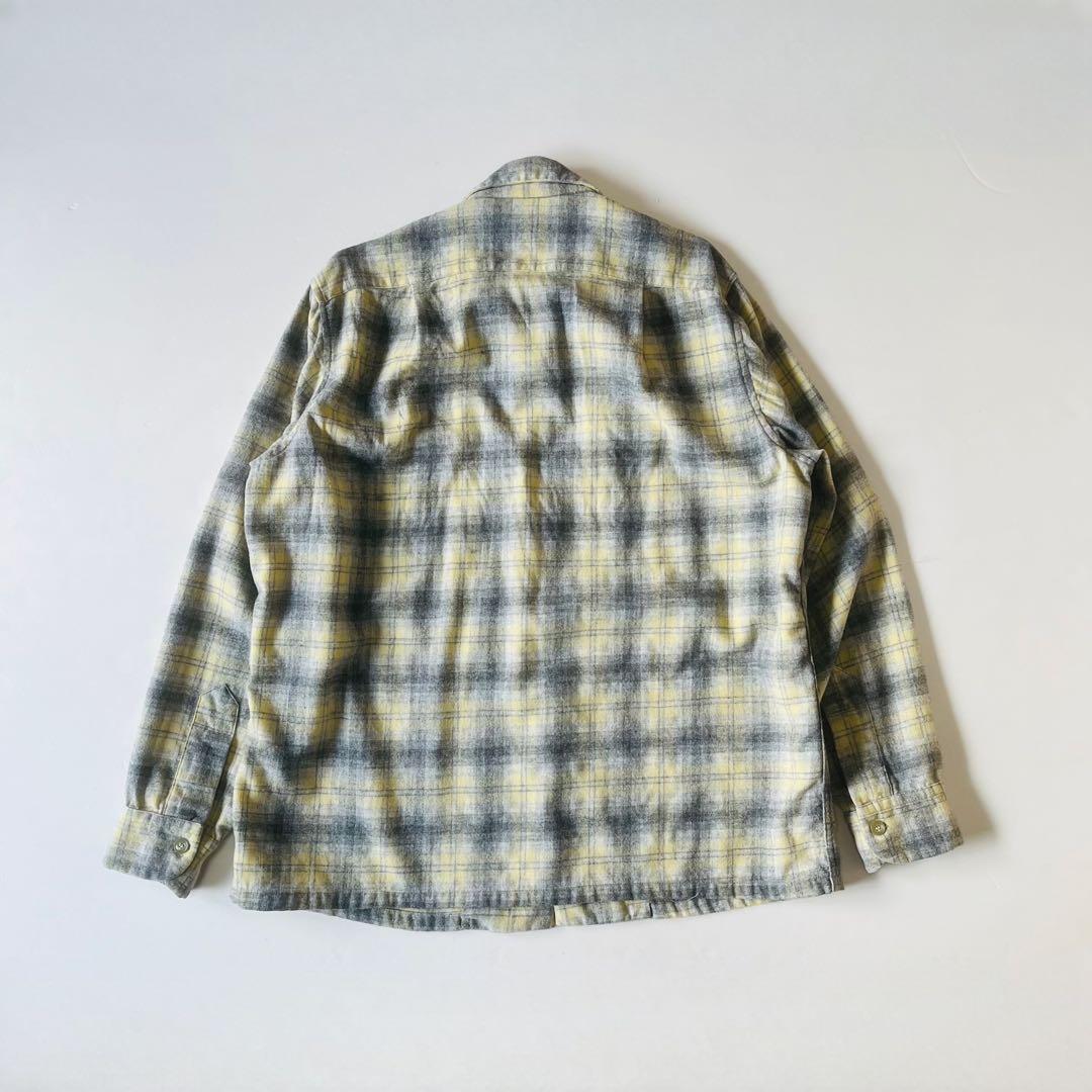 ド*ン様 Pendleton 1950s ウールボードシャツ USA製 L 黄色