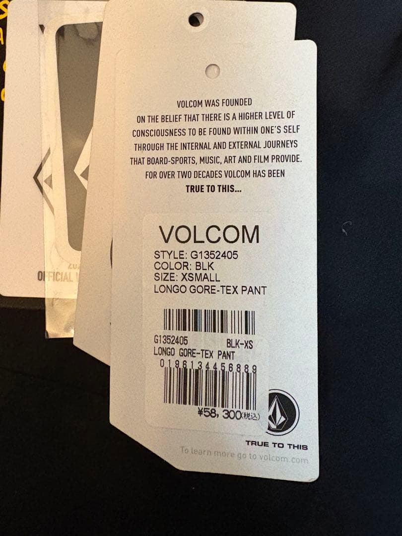 ボルコム VOLCOM ARTHUR アーサーロンゴ GORE-TEX