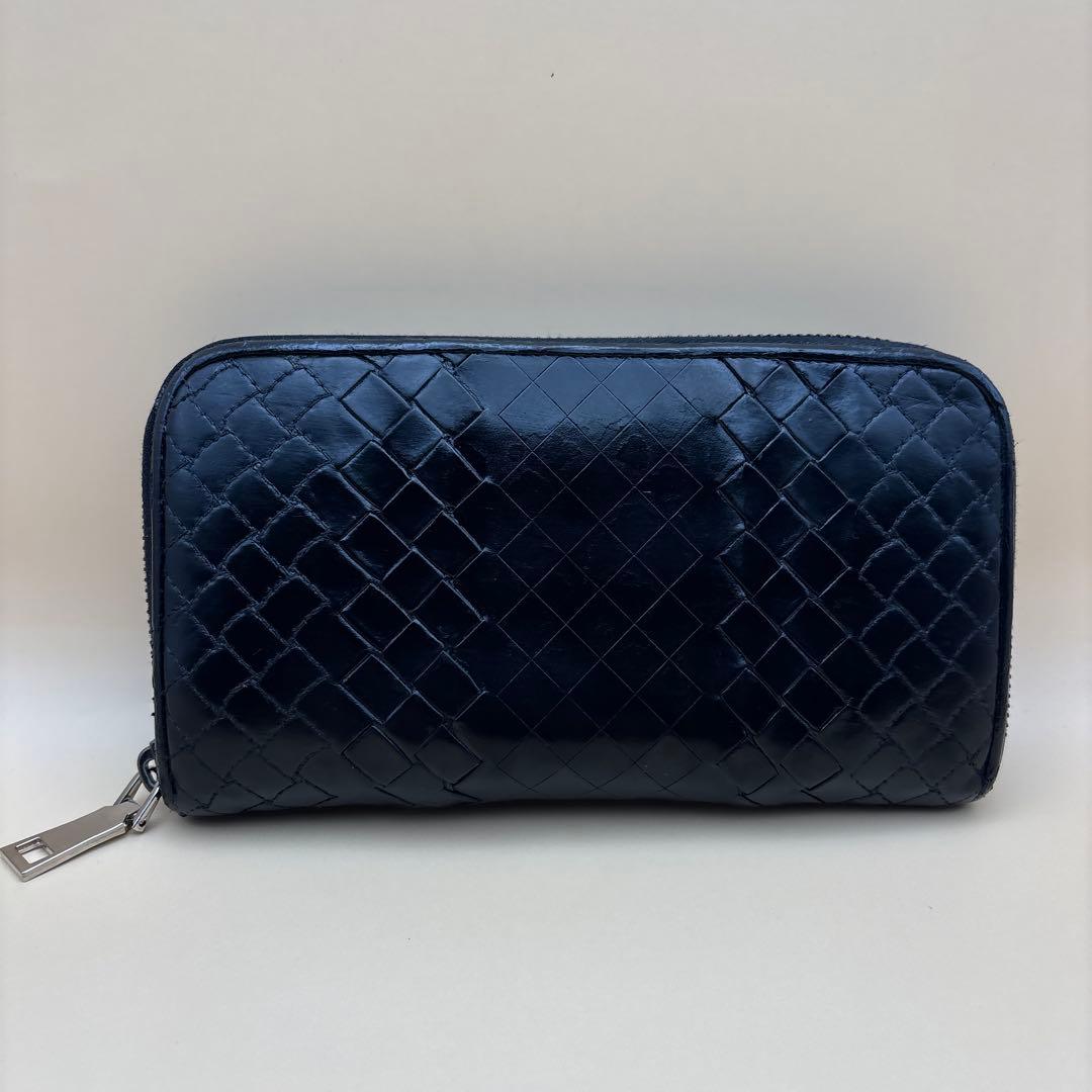 ◆正規品◆ボッティガヴェネタラウンドファスナー長財布