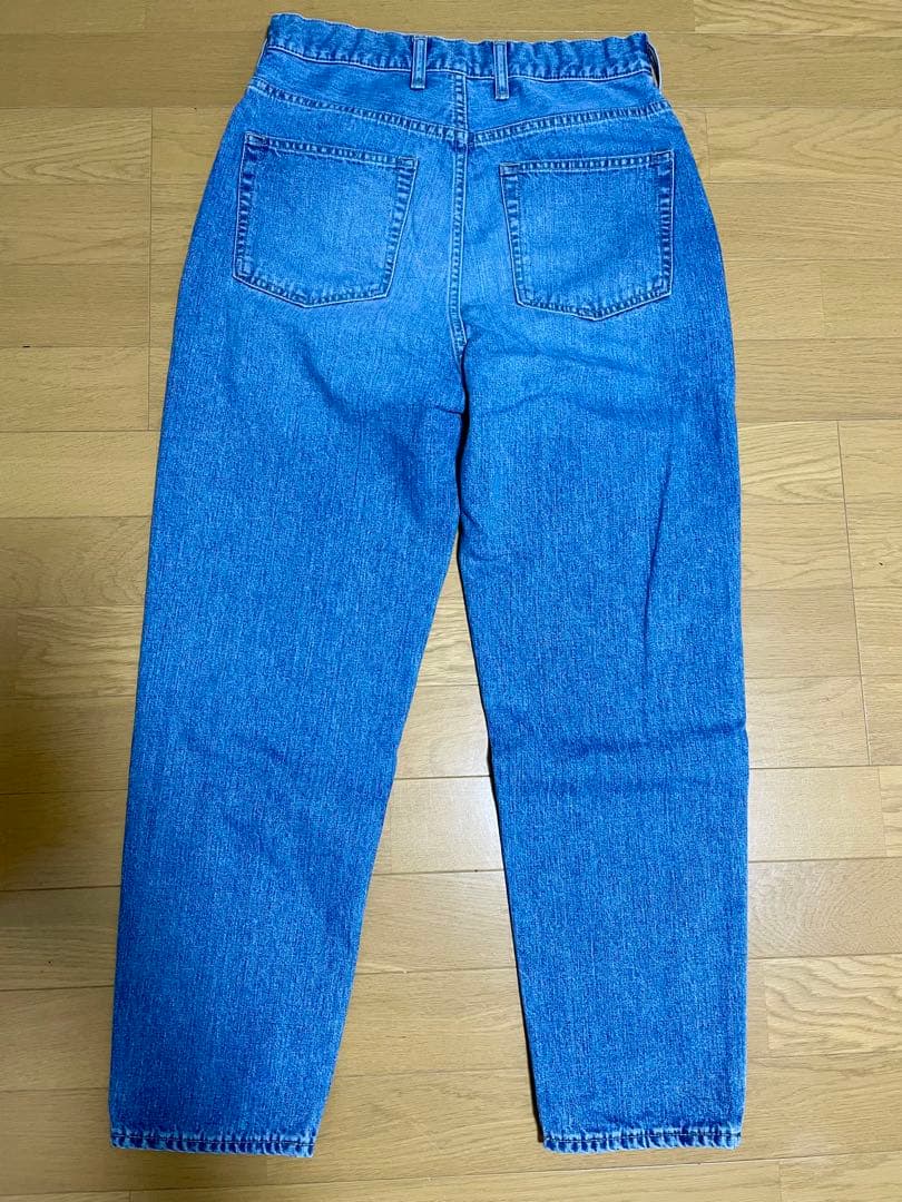 新品　未使用　北欧暮らしの道具店　ストレートデニム Mサイズ　ブルー　試着のみ