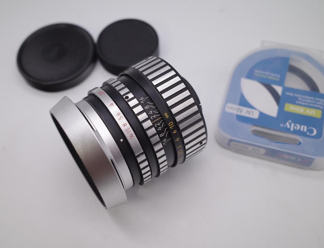 68 【希少】　後期ゼブラ　未使用　ぐるぐるボケレンズ　ヘリオス44-2　M42