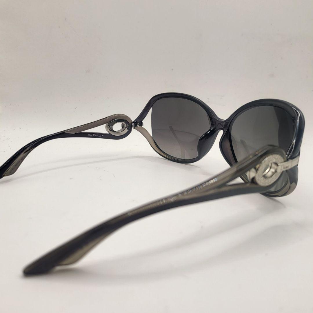 Christian Dior ロゴ金具 サングラス ブラック系